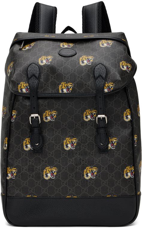 gucci tiger shoping bags|Gucci backpack with tiger.